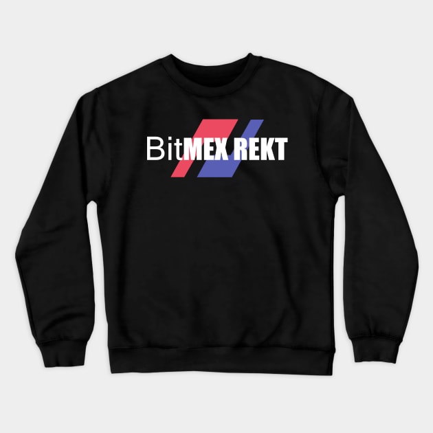 BitMEX REKT Crewneck Sweatshirt by Destro
